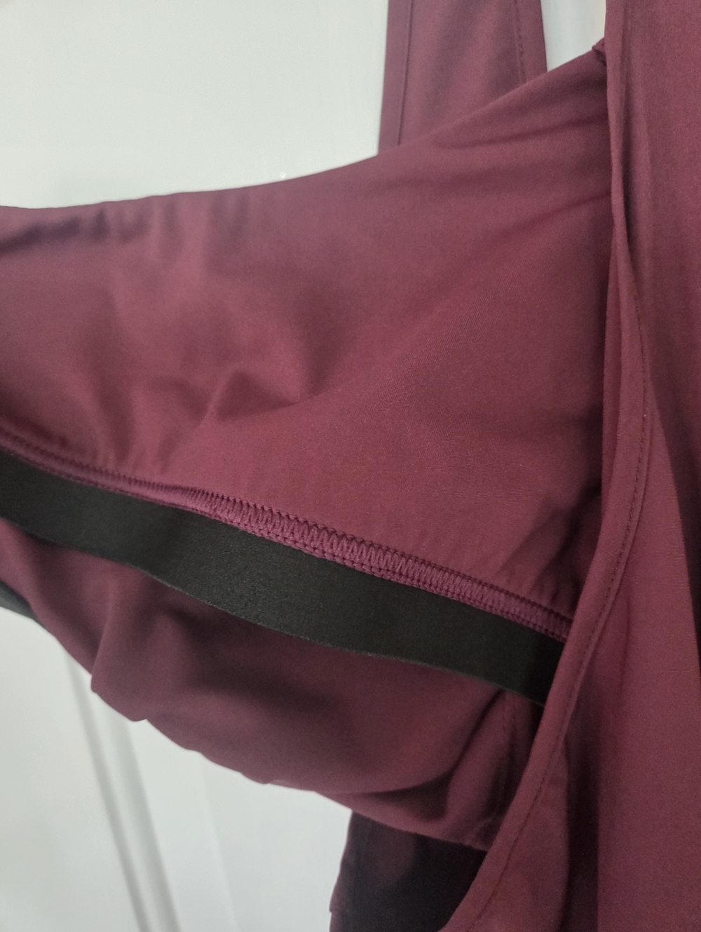 Halara XL Sleeveless Burgundy built in bra Maxi Dress - Picture 6 of 10
